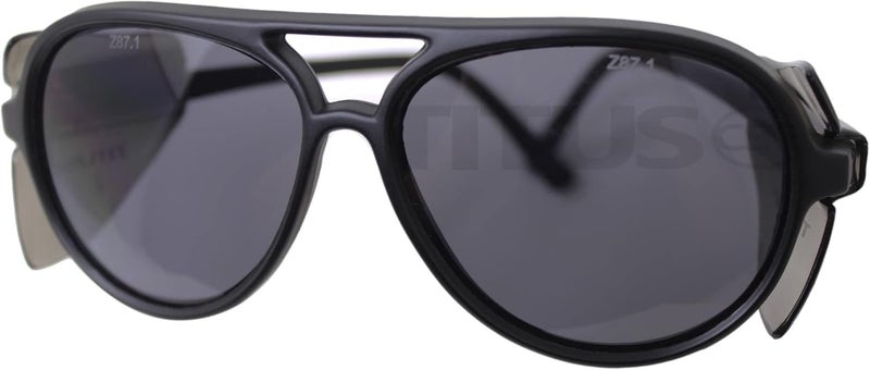 Titus G35 Retro Aviator Z87 Sunglasses Eye Protection w/Side Shield Motorcycle Shooting DOT ANSI CE Approved Safety Glasses - Image 4